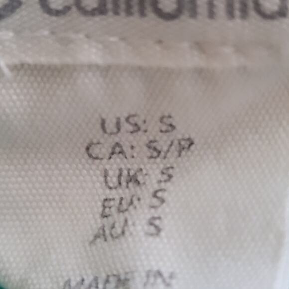 C&C California Women's Shorts Size Small 100% Linen Drawstring Ties Green Color - Picture 4 of 9